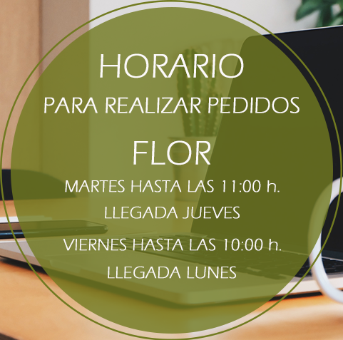 Horario de pedidos de flor